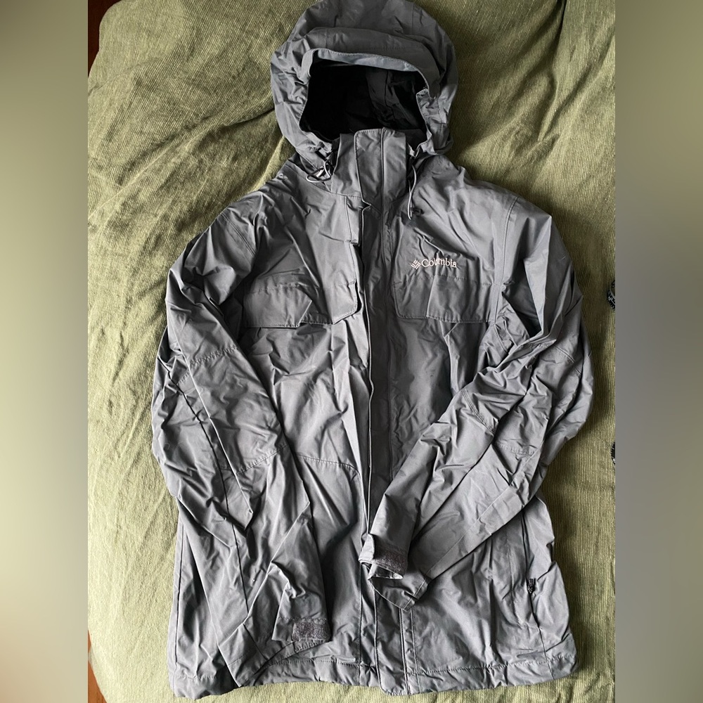 Columbia Men's Three in One Gray Coat
